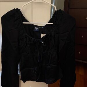 GAP satin square neck top